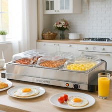 3 Pan Food Warmer Buffet