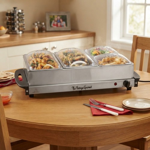 All one tray - 4-tray, warmer
