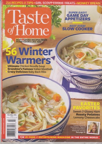 Taste home february march - taste,