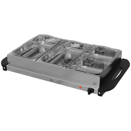 Homcom electric food warmer - food,