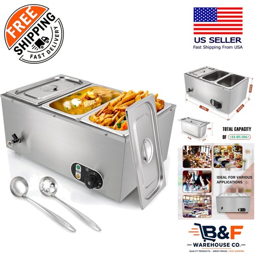 Stainless steel food warmer - stainless,