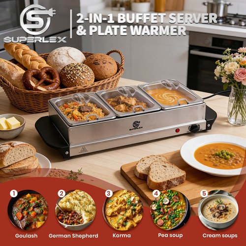 Superlex electric food warmer - electric,