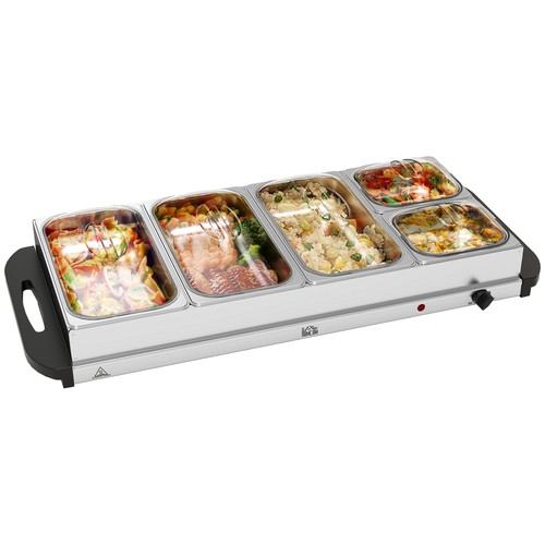 Homcom electric food warmer - electric, 5
