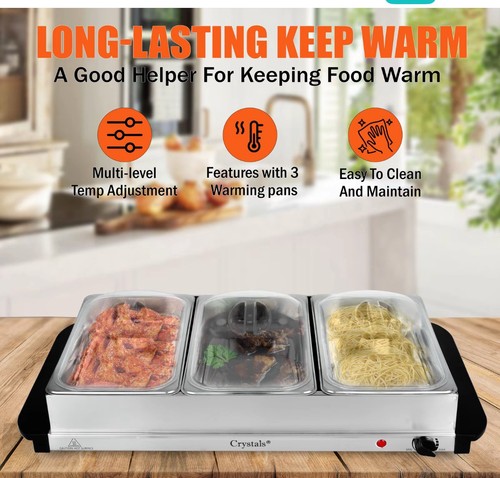 Electric food warmer - 2.5l,