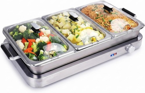 Large buffet food warmer - food,